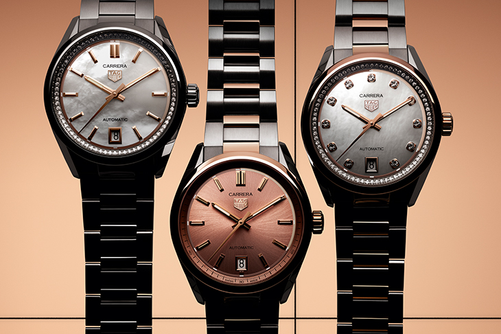 TAG HEUER 泰格豪雅推出向優雅致敬的雋永臻貴之作  TAG HEUER Carrera日期36毫米自動腕錶