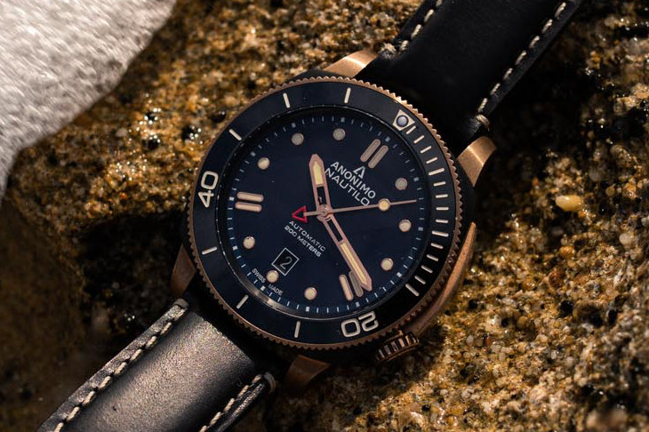 復古 x 質感：ANONIMO Nautilo皇家海軍青銅潛水腕錶