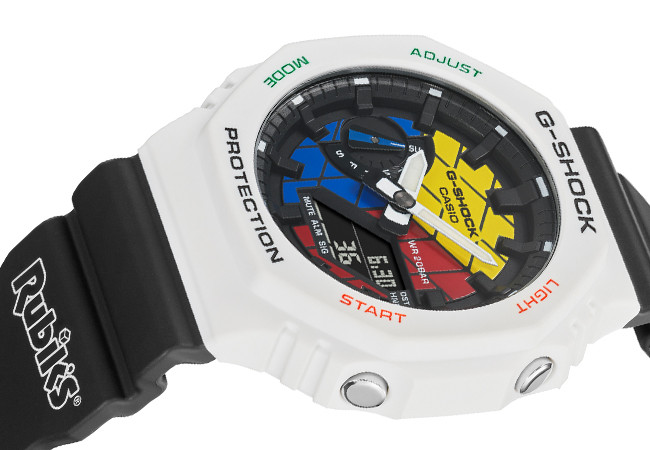 卡西歐Rubik's x G-SHOCK魔術方塊聯名錶