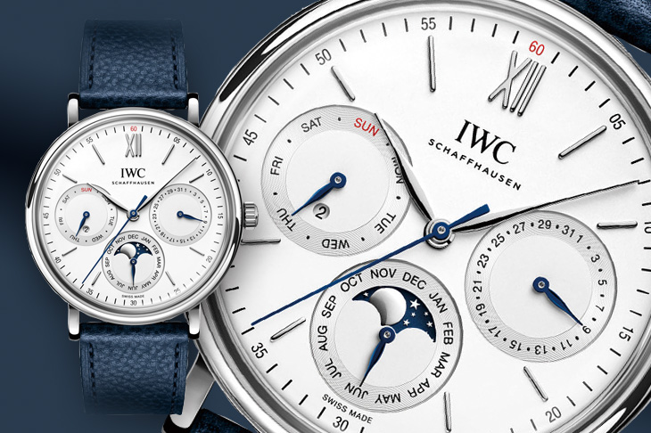 IWC萬國錶柏濤菲諾萬年曆腕錶 大小適中的40mm