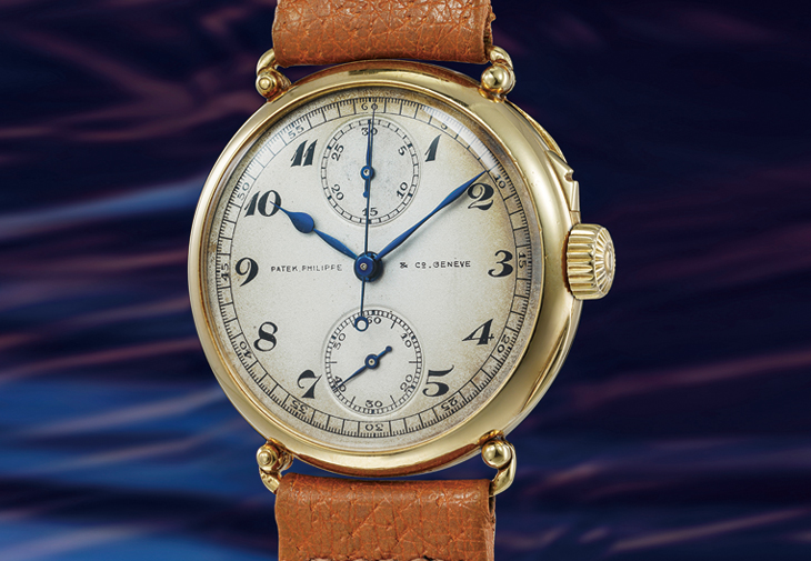 百達翡麗PATEK PHILIPPE Single Pusher Chronograph