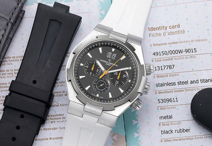 VACHERON CONSTANTIN Overseas Chronograph Ref.49150/000W-9015計時碼錶