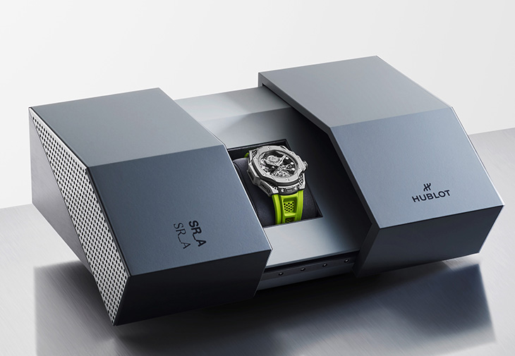 宇舶HUBLOT Big Bang Samuel Ross極光綠陀飛輪腕錶