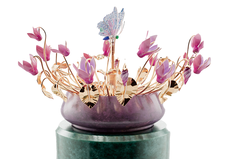 梵克雅寶VAN CLEEF & ARPELS Éveil du Cyclamen自動機械裝置