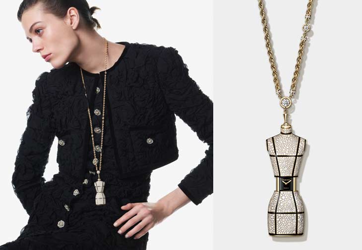 香奈兒CHANEL J12 Couture訂製服人檯長項鍊錶