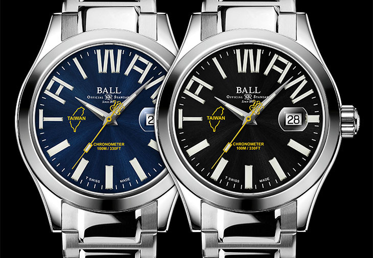波爾錶BALL Watch台灣騰雲號火車130週年紀念腕錶904L不鏽鋼版