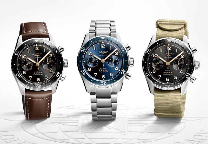 浪琴表LONGINES SPIRIT FLYBACK先行者系列飛返計時腕錶