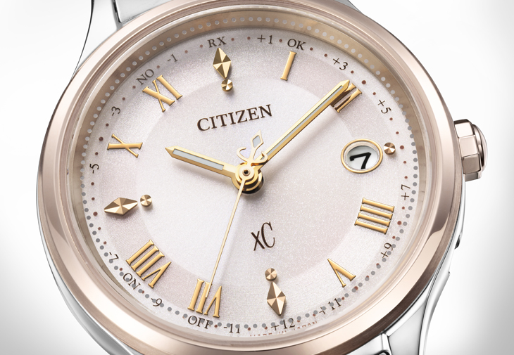 CITIZEN  輕奢光 光動能全球電波對時女錶