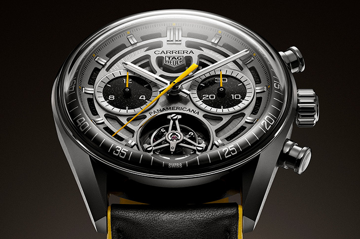 一款腕錶三大傳奇 TAG Heuer Carrera x Porsche 陀飛輪計時腕錶泛美公路賽限量版