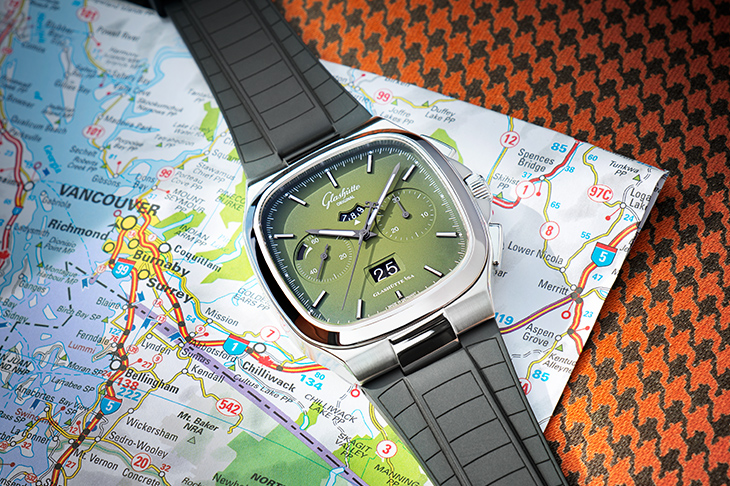 GLASHUTTE ORIGINAL格拉蘇蒂原創 原創的復古風 Seventies Chronograph Panorama Date