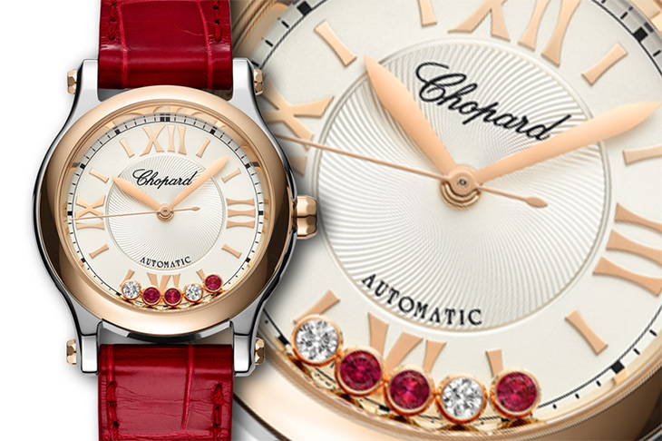 寶石自由飛舞！CHOPARD Happy Sport腕錶
