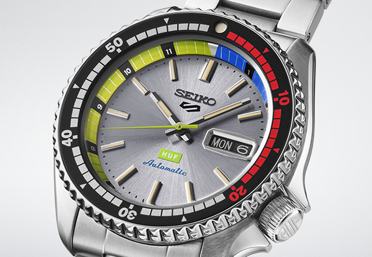 精工Seiko 5 Sports X HUF聯名限量錶款