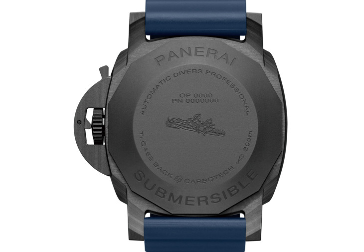沛納海Submersible QuarantaQuattro Carbotech Blu Abisso