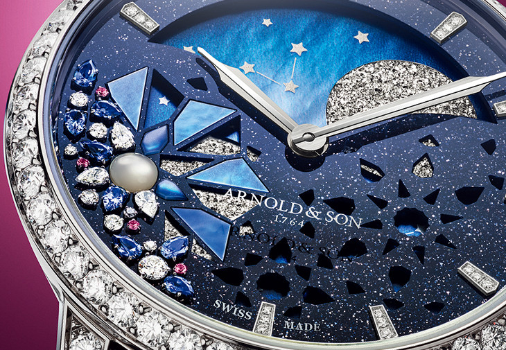 亞諾表ARNOLD & SON Perpetual Moon 38 Eclipse I 恆久月相月蝕腕錶