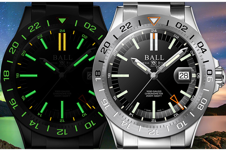 自由探索三地時間 BALL WATCH Engineer III Outlier