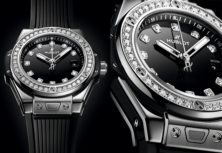 宇舶HUBLOT Big Bang One Click精鋼鑽錶系列鑲鑽款