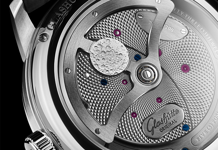 GLASHUETTE-ORIGINAL格拉蘇蒂原創PanoLunarInverse偏心月相機芯倒置腕錶