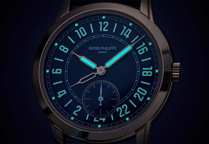 PATEK PHILIPPE百達翡麗 Calatrava 5224R-001二十四小時顯示兩地時間腕錶