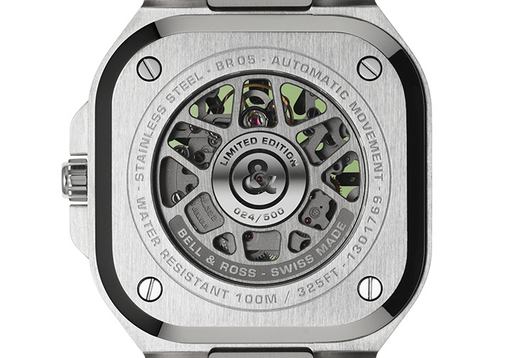 BELL & ROSS BR 05 Skeleton Green