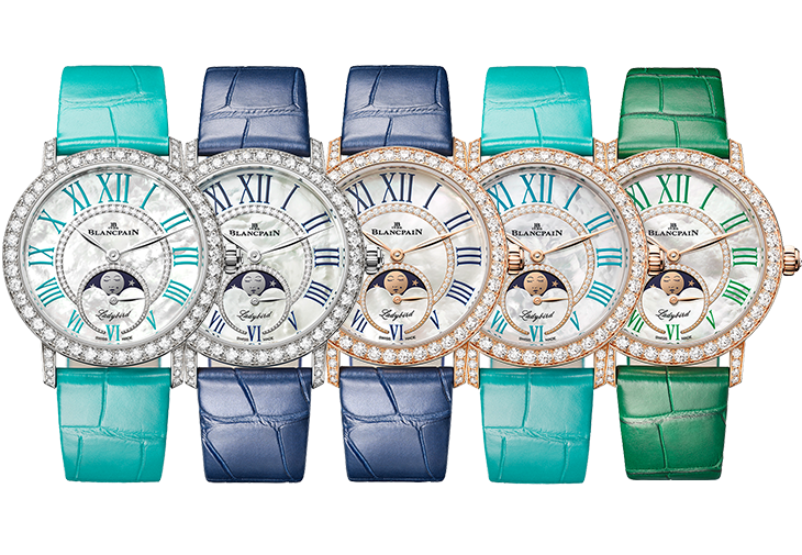 寶珀BLANCPAIN Ladybird Colors系列月相腕錶