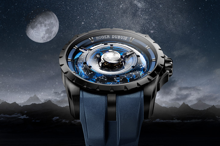 羅杰杜彼ROGER DUBUIS王者系列機械之心中置陀飛輪腕錶