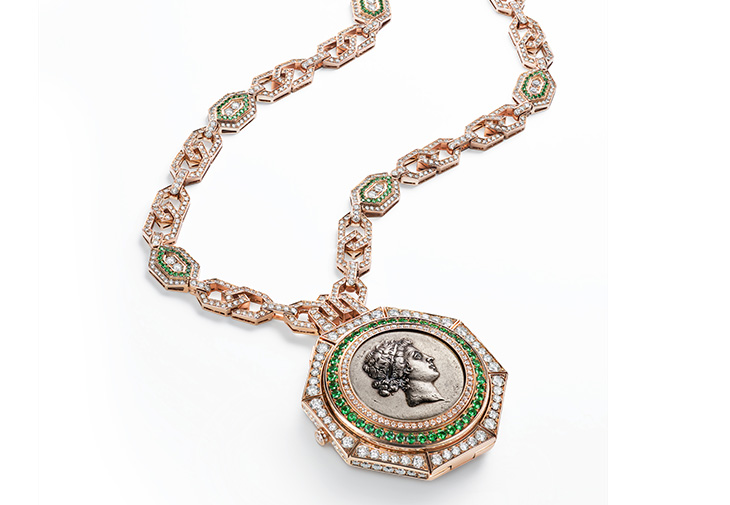 寶格麗Bulgari Monete古幣頂級珠寶神秘懷錶