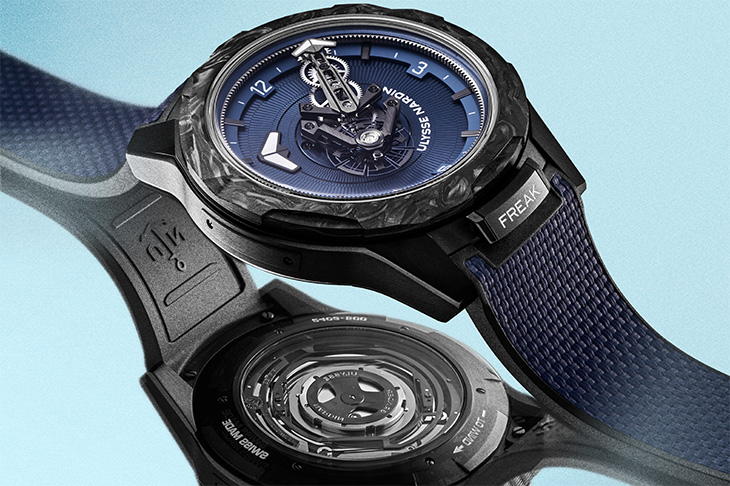 錶殼材質特集之四 延續基因創新精神 ULYSSE NARDIN Freak One Navy Blue奇想腕錶