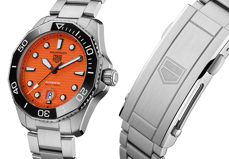 泰格豪雅Aquaracer Professional 300 Orange Diver腕錶