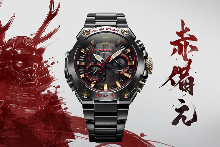 戰國時代「赤備」武士精神再起：卡西歐G-SHOCK MRG-B2000B-1A4