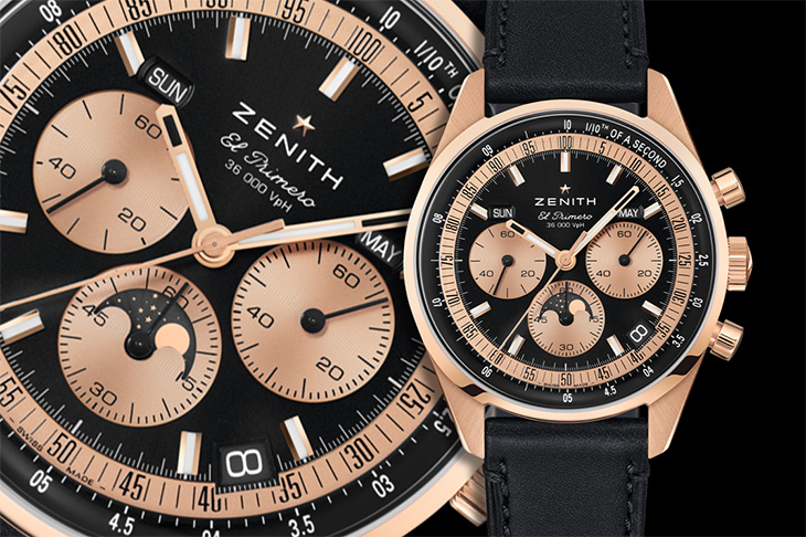 源自1970年原型  ZENITH Chronomaster Original Triple Calendar全日曆月相計時腕錶