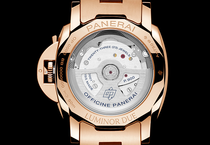 沛納海PANERAI Luminor Due Luna TuttoOro紅金月相腕錶PAM01504