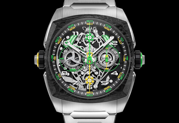 賽瑞錶CYRUS Klepcys Dice Lime Carbon