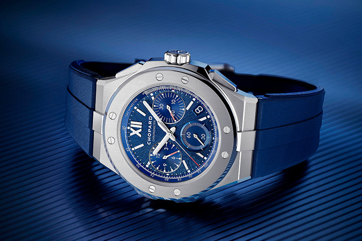 蕭邦Alpine Eagle XL Chrono腕錶精鋼款 阿萊奇藍、極致黑