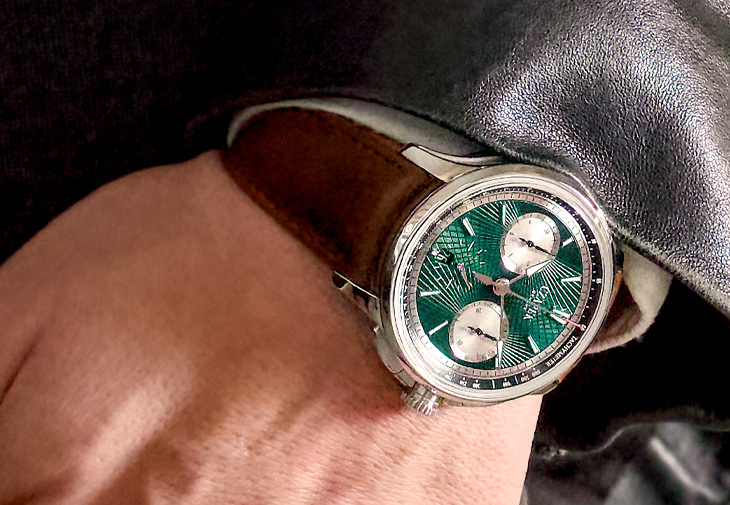 CZAPEK CIE Faubourg de Cracovie Victory Green 計時腕錶
