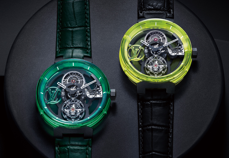 路易威登LOUIS VUITTON Tambour Moon飛行陀飛輪「日內瓦印記」