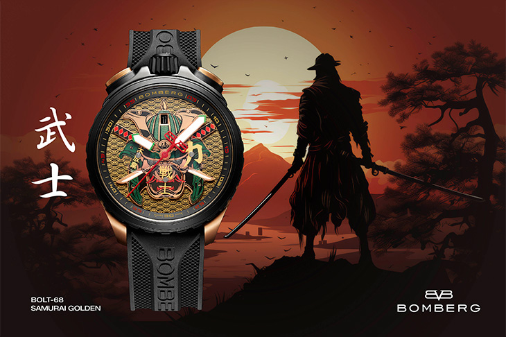 腕上的戰士之魂 BOMBERG Bolt-68 Heritage黃金武士計時碼錶