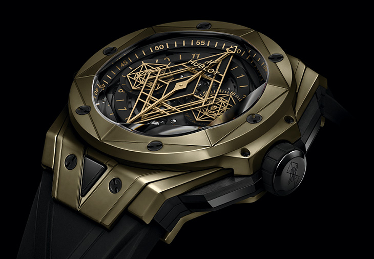 宇舶HUBLOT Big Bang Sang Bleu II魔力金計時碼錶
