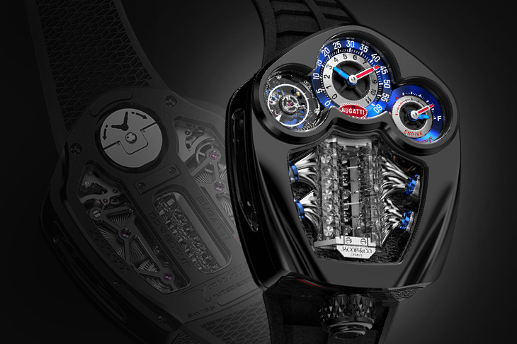 JACOB & CO.與BUGATTI的聯名錶款 Bugatti Tourbillon新超跑神獸現身