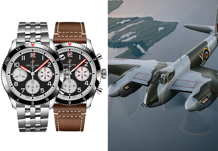 百年靈Classic AVI Chronograph 42 Mosquito經典飛行員計時腕錶「蚊式轟炸機」特別版