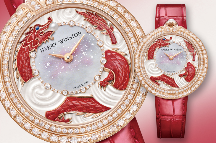 喜迎龍年歡慶氛圍 HARRY WINSTON Moments系列2024龍年限定腕錶
