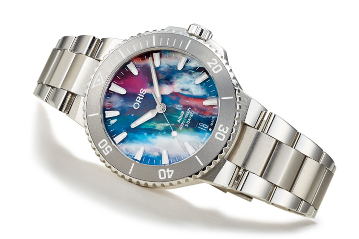 結合海洋永續精神／ORIS Aquis Upcycle Calibre 400日期腕錶