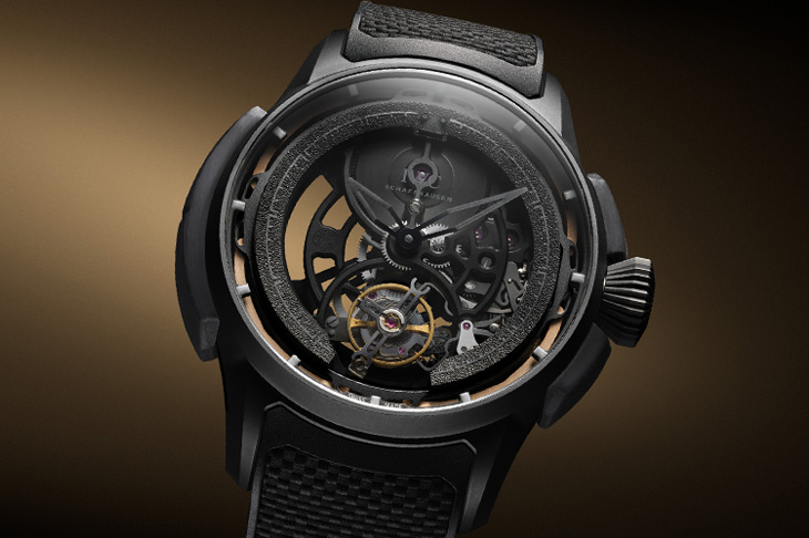 將避震系統與陀飛輪結為一體 IWC大型飛行員鏤空陀飛輪腕錶「Shock Absorber XPL」特別版