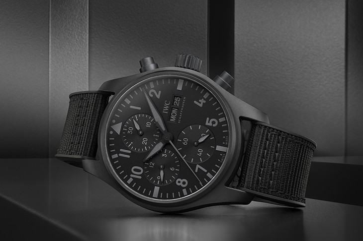 IWC飛行員Top Gun海軍空戰部隊瓷化鈦金屬計時腕錶41 IW388106、大飛Top Gun海軍空戰部隊腕錶43 IW329801