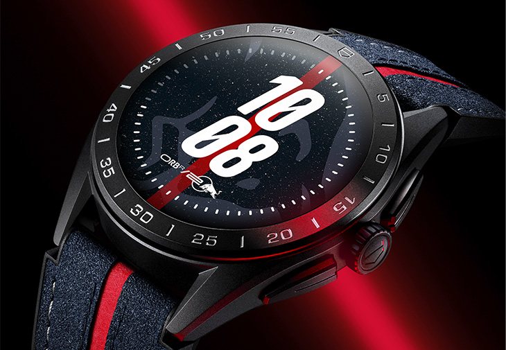 泰格豪雅TAG Heuer Connected Calibre E4智能腕錶45毫米紅牛車隊特別版