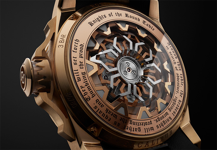 「水晶宮殿」面盤 ROGER DUBUIS圓桌騎士系列魔法師梅林限量腕錶