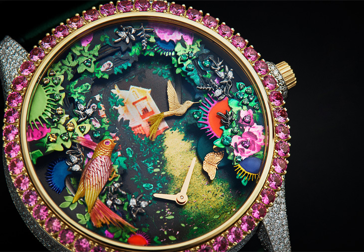 DIOR迪奧Grand Soir Automate「La Roseraie」系列高級腕錶