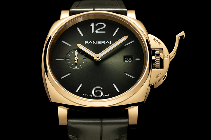 首見珍貴黃金材質 沛納海Luminor Due PAM01423