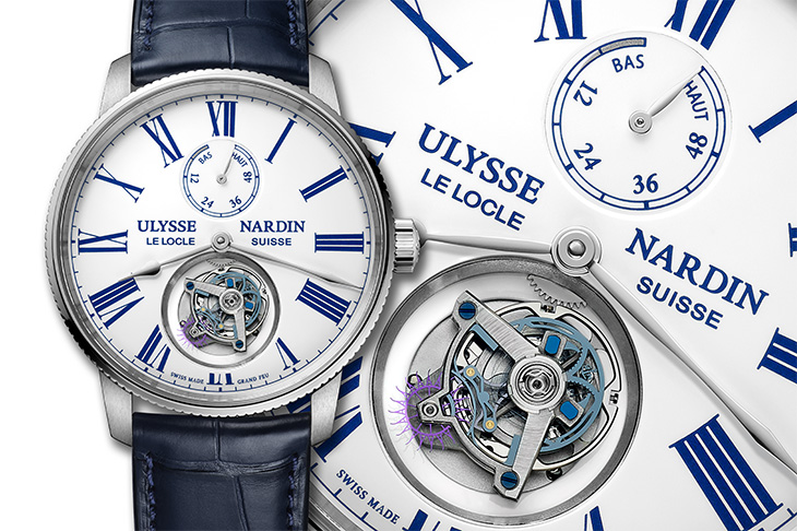 矽質恆定動力擒縱 ULYSSE NARDIN Marine Torpilleur Tourbillon腕錶