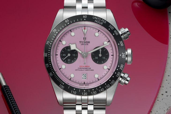 帝舵表推出Black Bay Chrono粉紅款 靈感來自於品牌大使周杰倫