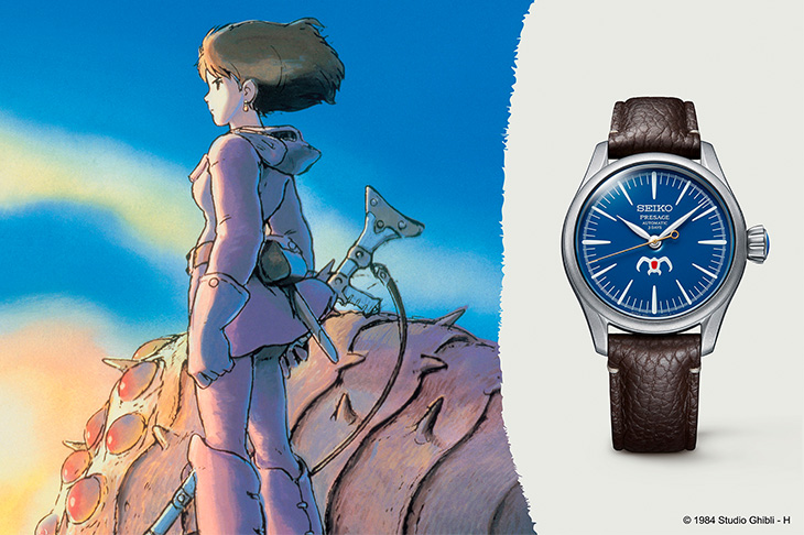 藍色琺瑯還原娜烏西卡神祕藍袍！SEIKO Presage x 風之谷限量聯名腕錶